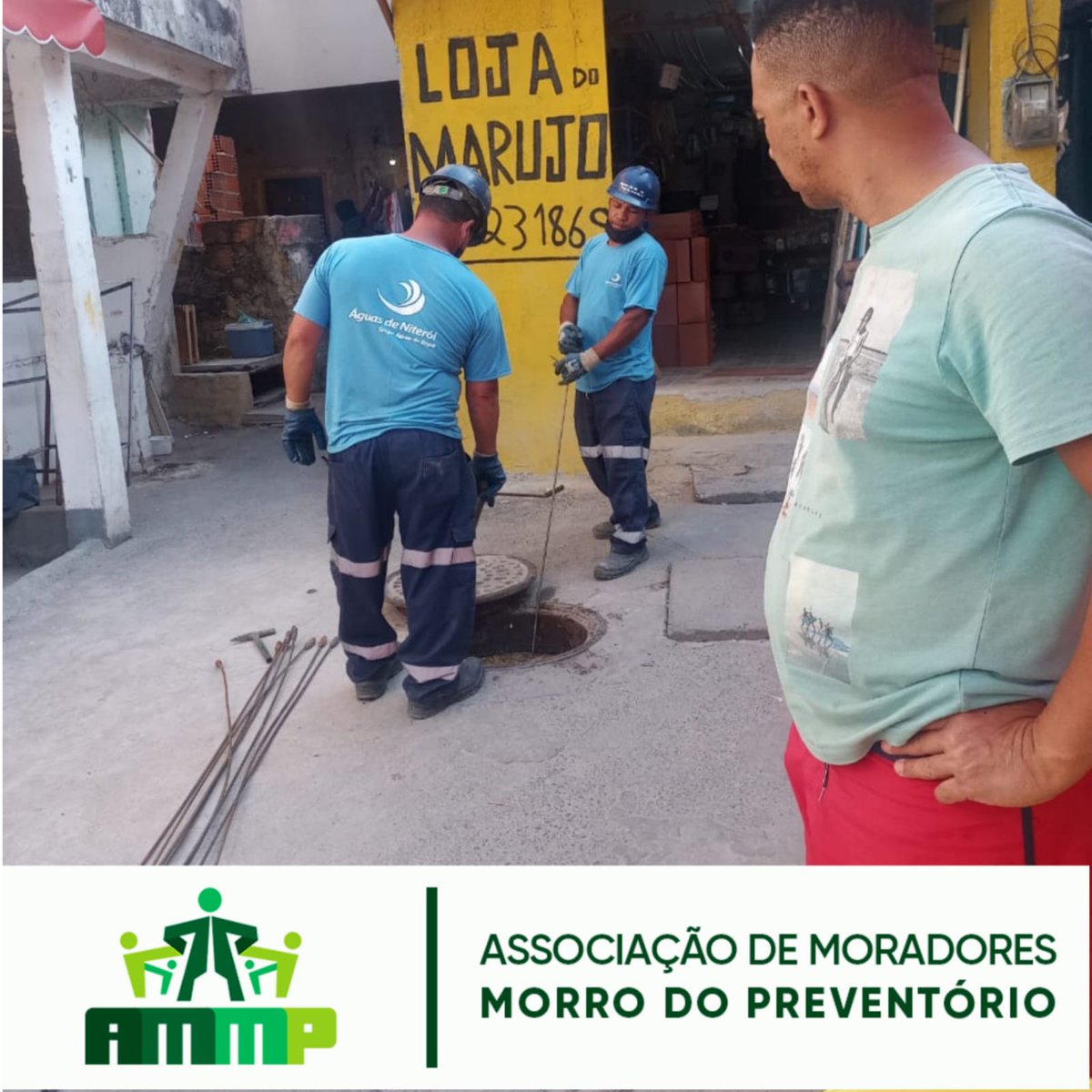 FaelFaustin0's tweet photo. 👷‍♂️🚧👍 Em parceria com a Águas de Niterói finalizamos a limpeza da caixa de passagem (esgoto) na Rua Dr Leitão (CANTINHO).

Estamos trabalhando para atender todas as demandas e trazer qualidade de vida para todos.

Vamos em frente! 

#ammp #niterói #preventorio https://t.co/Ym8hOHCumG