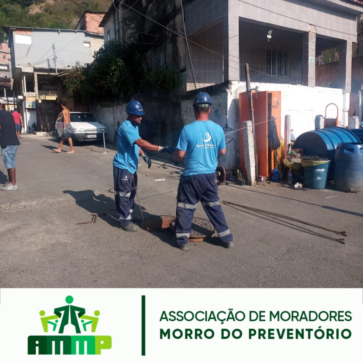 FaelFaustin0's tweet photo. 👷‍♂️🚧👍 Em parceria com a Águas de Niterói finalizamos a limpeza da caixa de passagem (esgoto) na Rua Dr Leitão (CANTINHO).

Estamos trabalhando para atender todas as demandas e trazer qualidade de vida para todos.

Vamos em frente! 

#ammp #niterói #preventorio https://t.co/Ym8hOHCumG
