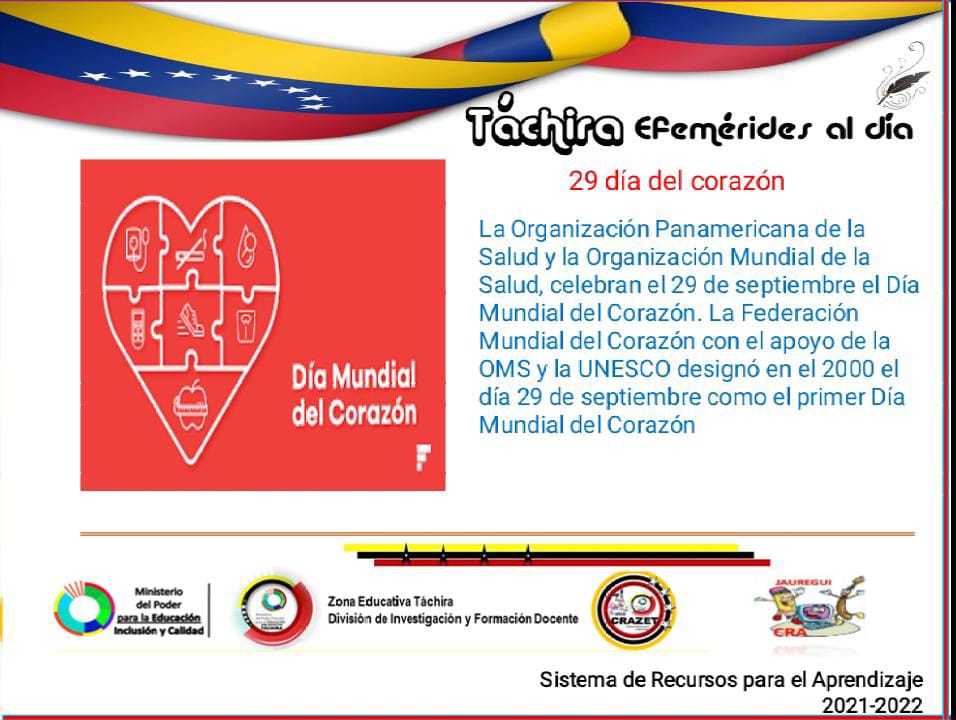 Efemérides al día E.B Maria Albertina Rosales/ E.B.Mesas del Palenque @MPPEDUCACION <a href="/_LaAvanzadora/">Yelitze Santaella</a> <a href="/Danielcustodio3/">Daniel Custodio</a> <a href="/charlychaves/">Charly Rojas Chaves</a> @ZonaEducTachira <a href="/Crazet2011/">Crazet2011</a> <a href="/CRAJAUREGUI2/">CRAJAUREGUI</a> <a href="/supervisionZET1/">SupervisionZET</a>