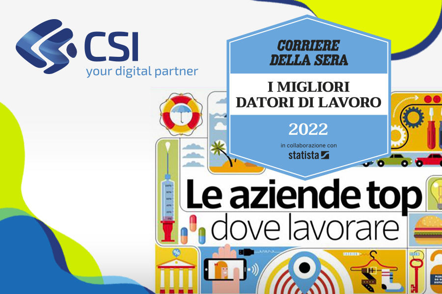 csipiemonte's tweet photo. Siamo orgogliosi del nostro ottavo posto nella categoria "Web e tecnologia" della Italy’s Best Employers 2022, la classifica delle 400 aziende italiane premiate come migliori datori di lavoro dai propri dipendenti 👉 https://t.co/UHpwcBPBCG  #nuovoCSI #yourdigitalpartner https://t.co/dDEdOdd2Sv