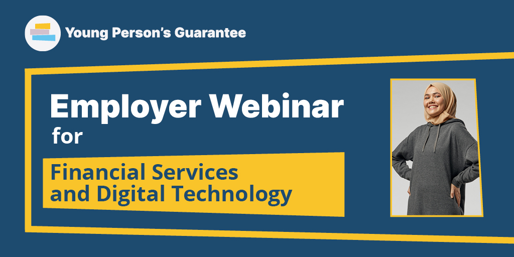 DYWTOH's tweet photo. Diversifying your workforce through young talent has never been more important. 

Young Person's Guarantee Employer Webinar - Financial Services/Digital Tech Tickets, Wed 29 Sep 2021 at 10:00 https://t.co/peShgOemvb  #YPGuarantee https://t.co/rEPjF9SBCy