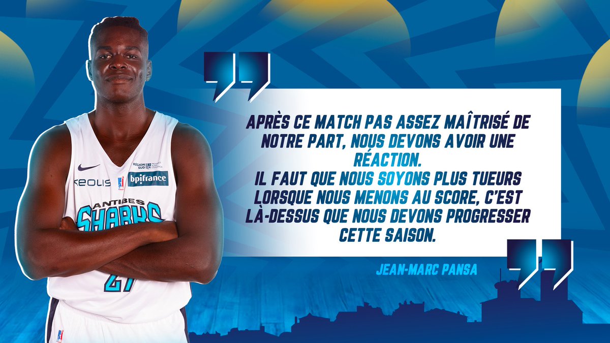 🔜🔝

🏀 A trois jours du match chez <a href="/SVBD26/">Saint Vallier Basket Drôme</a> en Leaders Cup, nos Sharks savent qu’ils devront montrer un autre visage sur le parquet ! 👊

🗓 Rendez-vous vendredi soir sur la <a href="/LNB/">lindsay</a> TV pour suivre cette rencontre ! 🔥

#GoSharks