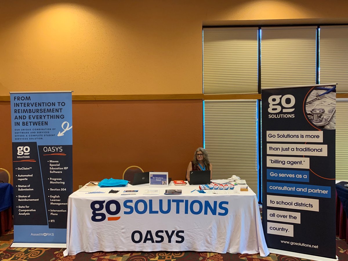 Oasys &amp; Go Solutions are at the WCASS conference. Stop by our booth and say hi! #specialneeds #intervention #Medicaid #reimbursement #wcass