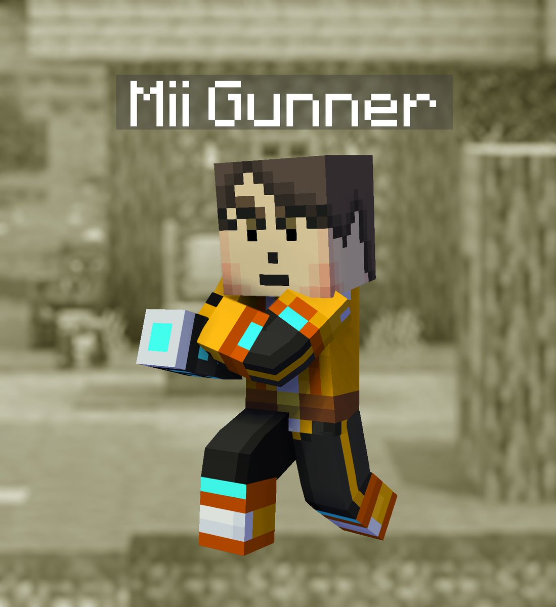 Cr4ftJosue's tweet image. Day 45 - Recreating all #SuperSmashBrosUltimate fighters in #Minecraft style.
#MiiGunner!! Sans and Cuphead are Extra Characters...
53/82