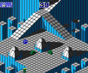 NVGOTD's tweet photo. MARBLE MADNESS

An arcade game, originally controlled by a trackball, in which you steer marbles through increasingly challenging obstacle courses to the finish line.

[Arcade, Game Boy, GBA, Game Gear, NES, Genesis, PC / 1984 / Atari, Midway Games] https://t.co/2piM9ZcpKI