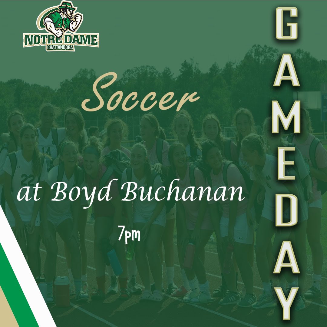 NDChattAthletic's tweet photo. Good luck to all the Irish athletes competing today!
Golf: Region Tournament in Knoxville
Volleyball: Home vs Collegedale Academy
Soccer: Away at Boyd Buchanan
#GoIrish๐ #Gameday๐โฝ๏ธ๐๏ธ๐๏ธโโ๏ธ #NDfam https://t.co/hr2g6OWhkz