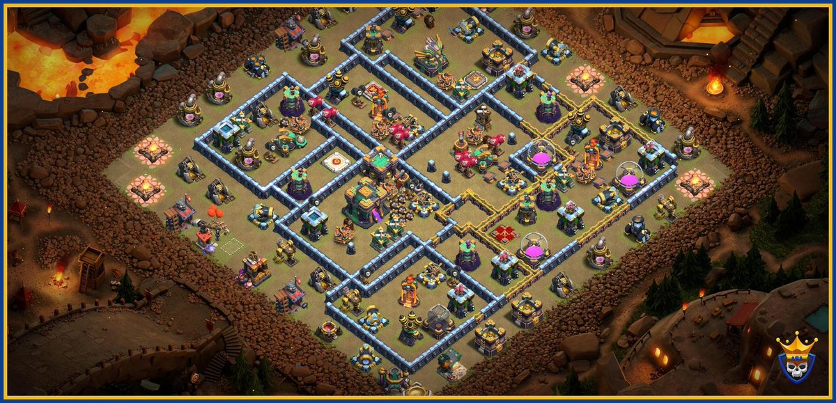 ClashChamps's tweet photo. What attack strategy will you use to triple this Th14 CWL/ESL Base?🧐⚔⭐

📌“CC: Lava Hound, 1x Headhunter, Archer fill"

🔽Get this base here 👉 https://t.co/GNvVKdulCl

#Clashon #ClashOfClans #Cocbases #Th14warbase https://t.co/1xNAWHchpK
