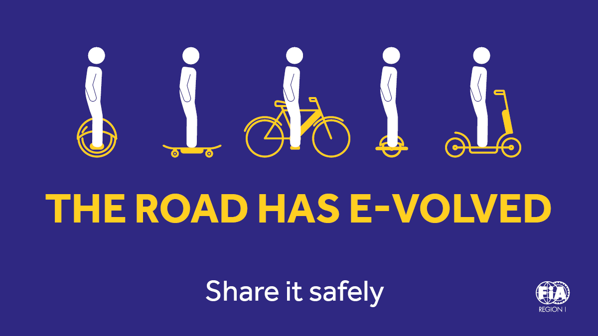 FIARegionI's tweet photo. Sharing the road safely involves:
🚦Respecting traffic regulations
🚸Being aware of different users on the road
🚨Staying alert while being in road traffic
The #RoadHasEvolved, share it safely.
https://t.co/6qMgXKpWEW
#RoadSafety https://t.co/Y9pQCfbc7k
