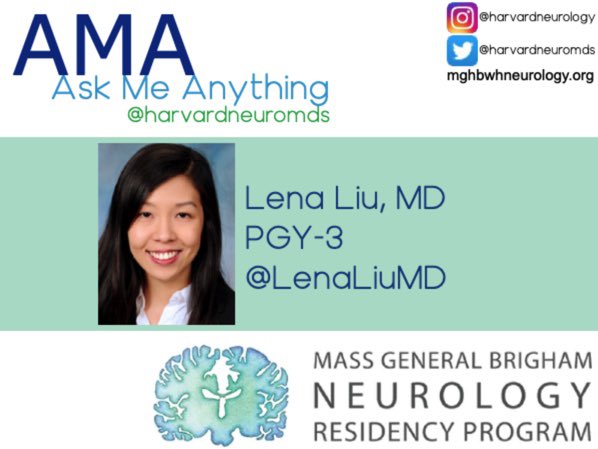 What's this? Another AMA tomorrow!? 🤩 Featuring superstar resident @lenaliumd Send in your questions and Lena will answer them tomorrow! #neurotwitter #MedTwitter @NMatch2022