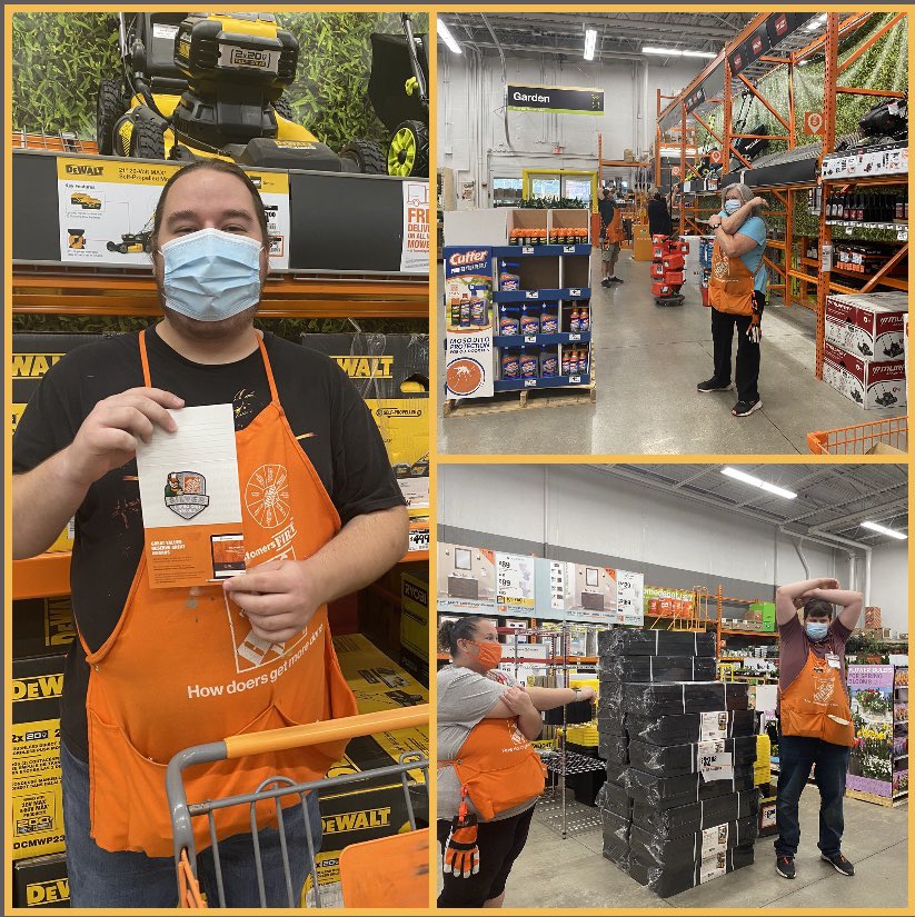 kattie57's tweet photo. A great morning meeting starts with s-t-r-e-t-c-h-i-n-g & ends with a safety walk. Today we celebrated Alexβs silver milestone in the middle!πCongrats Alex! Well deserved!#3206Strong @MCasemier @MattWorkmanTHD #SafetySelfieNP #safetyispersonal https://t.co/cRgkiRO24O