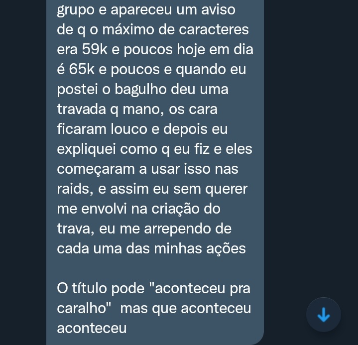 SuaHist0ria's tweet photo. Título:"Trava acidental" https://t.co/5Z9WcytbT6