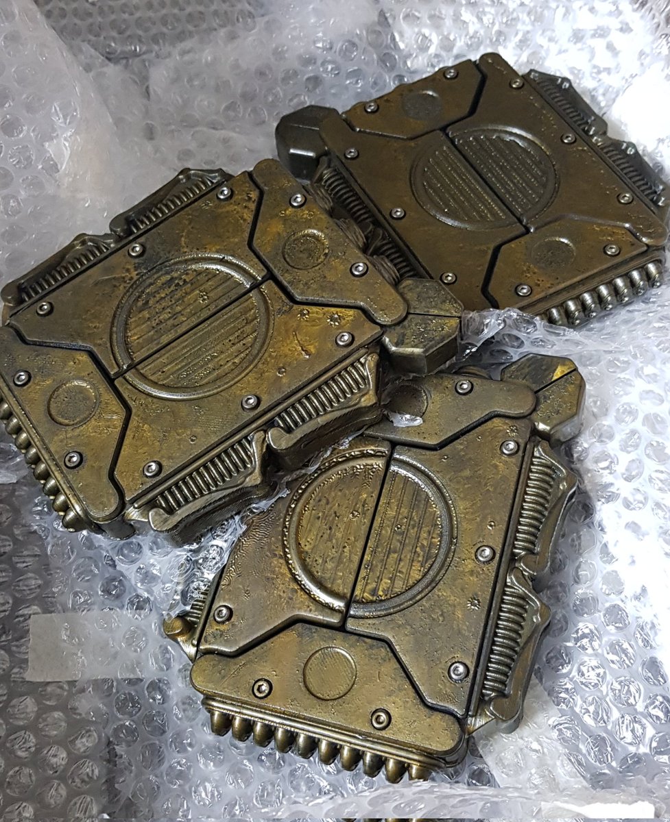 WALLOWING_NOISE's tweet photo. **SPACE TAPE 2.0 PRE ORDERS**
The space tape 2.0 cassette shells arrived this morning and we can confirm that Carl Crees has once again completely blown us away.
#wallowing #scifiordie #spacetape #sfxpropdesign #sciencefiction #scifiprops #sfxprops #cassette #sludgemetal #metal https://t.co/6MprdHA0xD