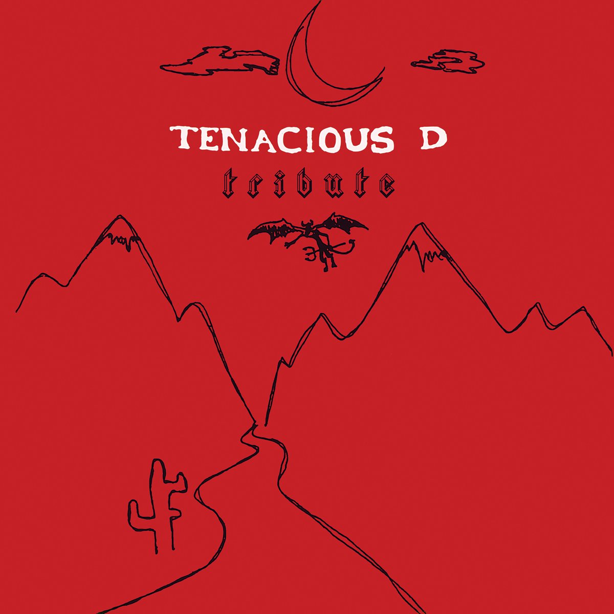 tenaciousd's tweet photo. 2002’s Tribute EP - now featuring “Pat Riley” - along with the 1995 re-mixed Tenacious Demos: available on all digital platforms now! 😈😈  Original EP artwork by JB. https://t.co/wUVMsYqsDM 
#TenaciousD20thAnniversary https://t.co/srmm6TxxY2
