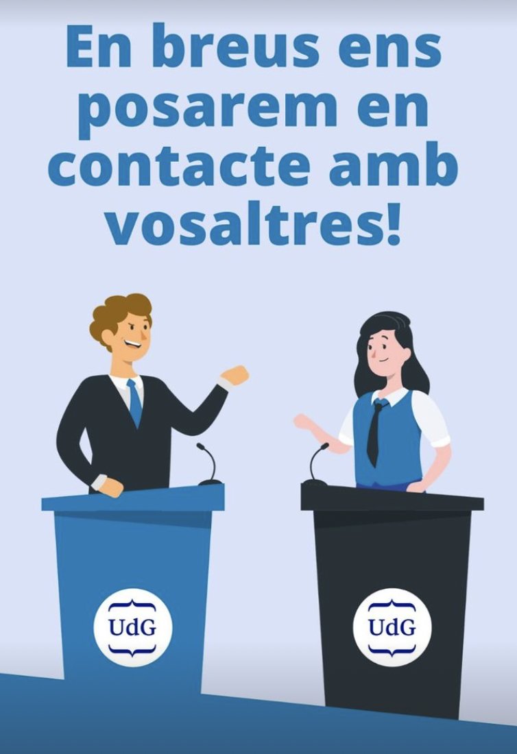 debatudg's tweet photo. S'HAN EXHAURIT TOTES LES PLACES PER FORMAR PART DE LA 7a EDICIÓ DE LA LLIGA INTERNA DE DEBAT 🗣️😍❕
En breus ens posarem en contacte amb els inscrits per informar-los sobre la 1a fase!

Per qualsevol dubte poseu-vos en contacte amb nosaltres via 📩: debatudg@gmail.com

#debatUdG https://t.co/4gHcolBnBo