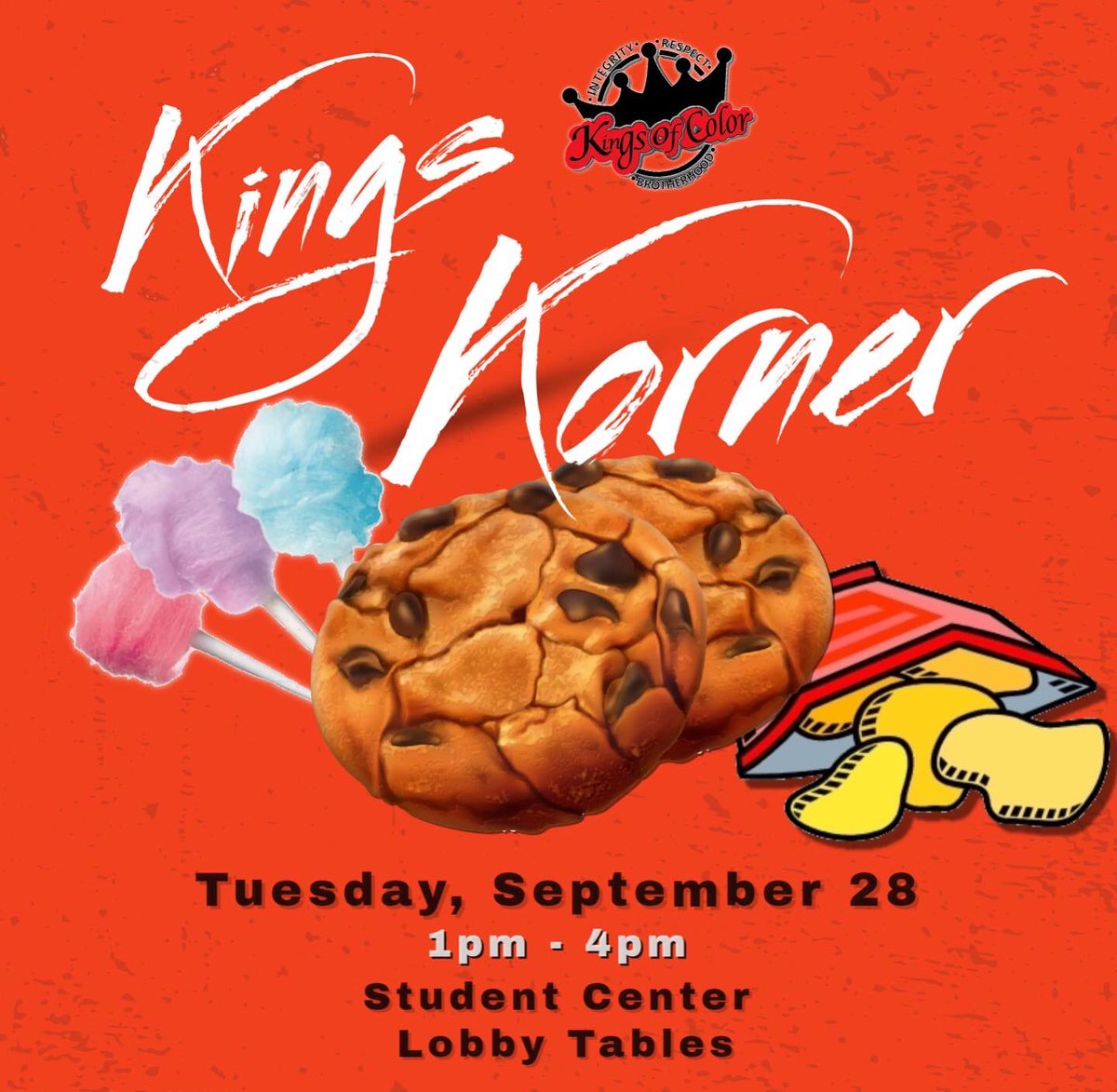 Emu_Kings's tweet photo. Stop by kings korner today for some delicious snacks!! Come hear about upcoming events we have planned and also we will be having an informational tonight. If you wish to attend please come dressed business casual. #teamemu #emu https://t.co/6y4HOJ9xEo
