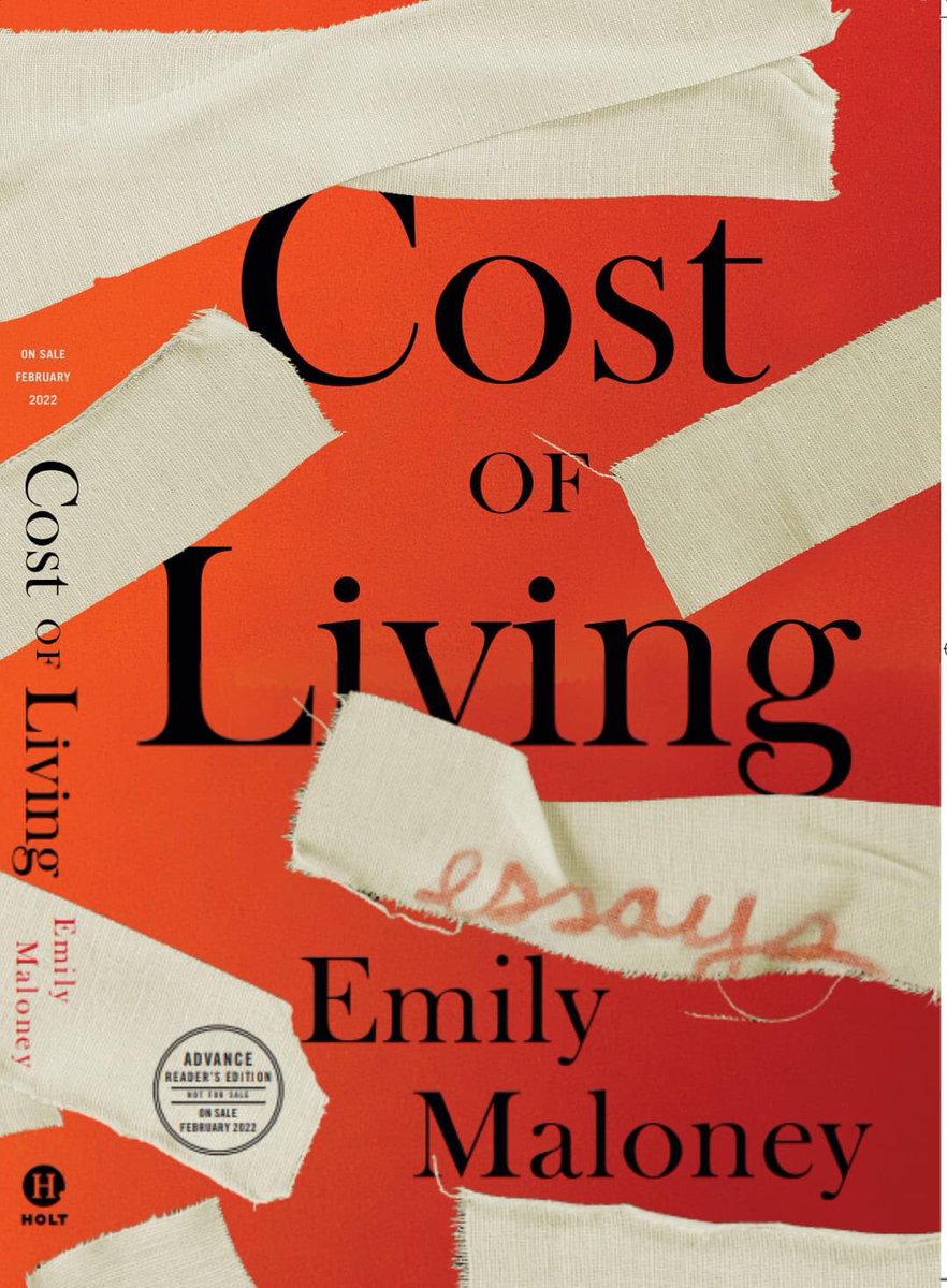 My AWP mentor’s <a href="/emilyfmaloney/">Emily Maloney</a> book Cost of Living drops 02/08/22 #AWPW2W #AWPmentorship #celebrateW2W