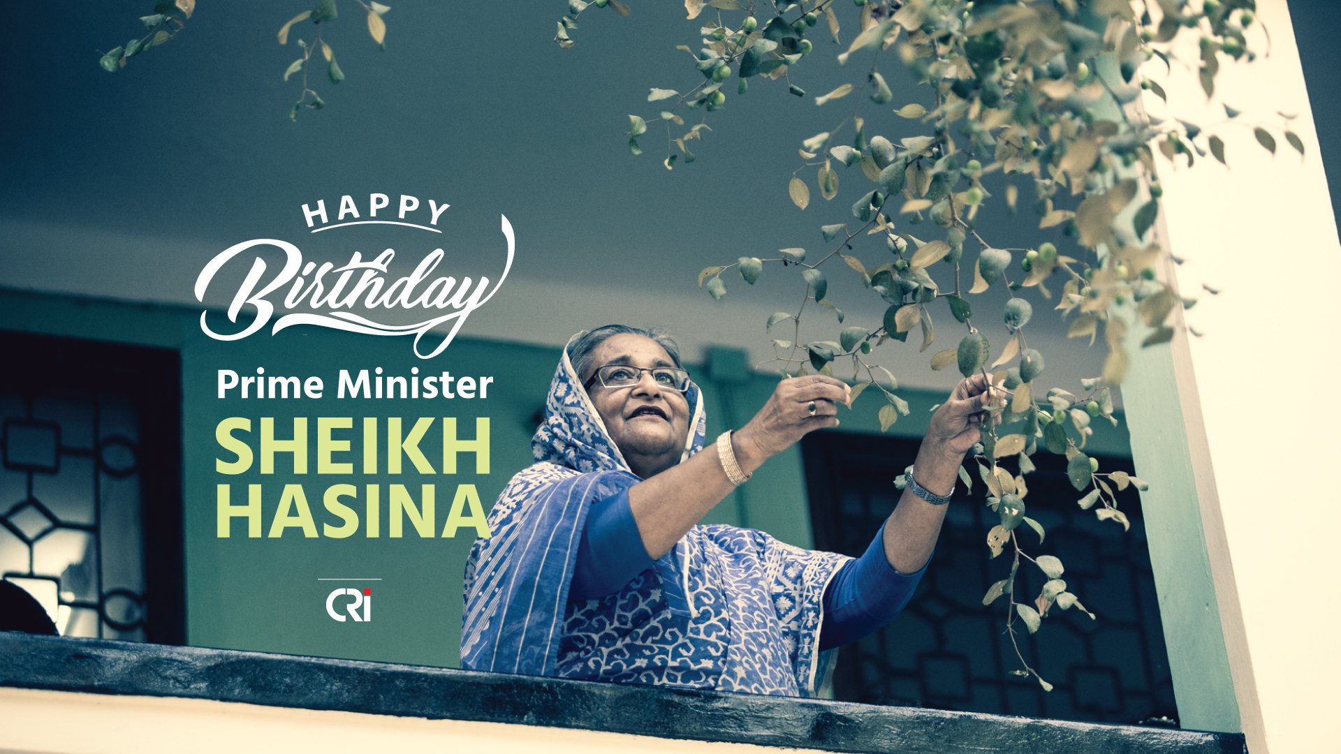 Happy Birthday to the Boss Lady Our beloved PM Sheikh Hasina.
Prettiest  