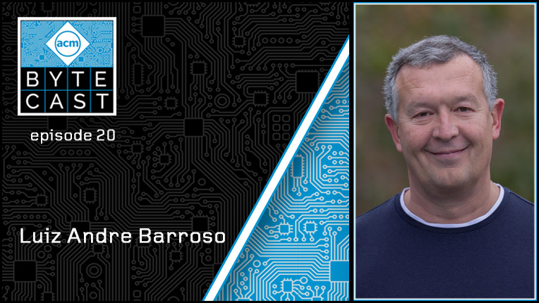The latest episode of #ACMByteCast features Luiz André Barroso (@labarroso) of Google, and 2020 ACM-IEEE CS Eckert-Mauchly Award recipient. Listen here or wherever you get podcasts: bit.ly/3iexJ7W