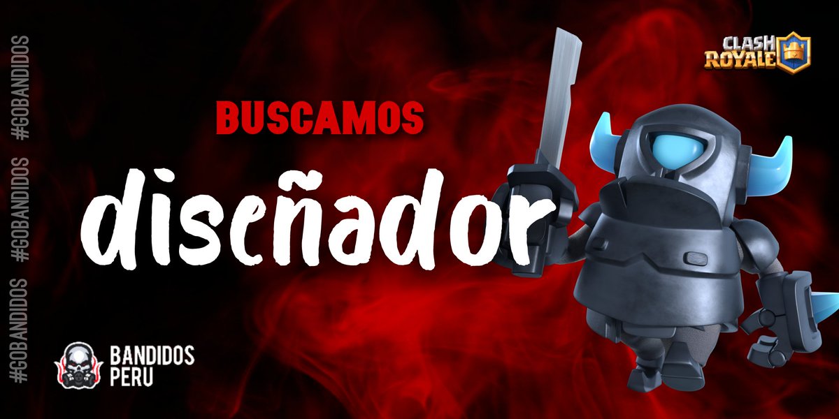 #CR | BUSCAMOS

Nos encontramos en busca de un Diseñador Gráfico para culminar un proyecto avanzado con @DesingDiego_ 

✔ Creditos del Proyecto
✔ Ganar experiencia
✔ Trabajo en tiempo libre
✔ Capacitación en DG
❌ Remunero

#Diseñador #ClashRoyale #disenografico

MD Abierto