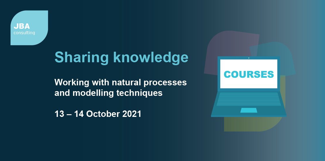 JBAConsulting's tweet photo. Join us for our specialist training course presented by Dr Barry Hankin, Head of Environmental Modelling. Exploring the wide spectrum of modelling techniques that help us understand catchment processes and hydraulics in relation to WWNP. Book your place: https://t.co/2WXwNqlN6F https://t.co/D1rL0hz1hj