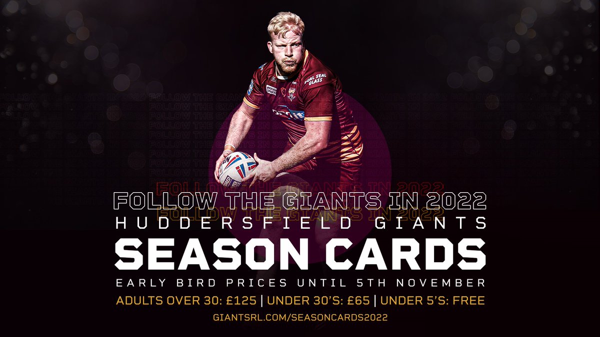 We've got an announcement to make in the morning... 📝

But we'll only announce our new signing if we get 150 RTs on our amazing Season Card 2022 price of £125 for Over 30s or £65 for Under 30s 📢

Up to you, #CowbellArmy...

👉 giantsrl.com/seasoncards2022