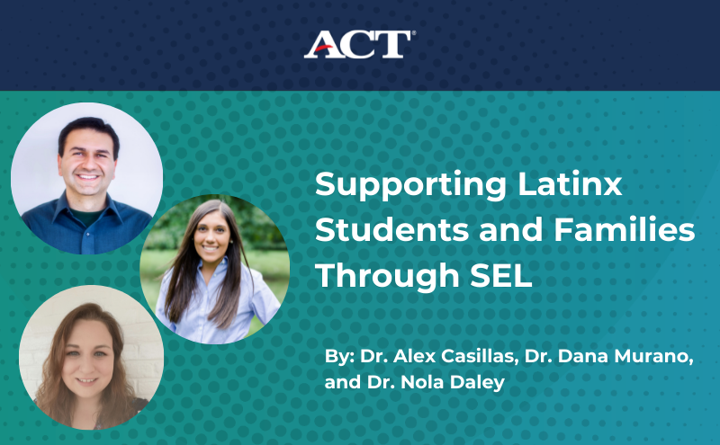 amberoconnor's tweet photo. In a new blog celebrating #HHM2021, @ACT researchers Dr. @AlexCasillasPhd Dr. @danamurano and Dr. Nola Daley discuss the #SEL work they have done to support #Latinx students and their families in @RegionOneESC. Learn more: https://t.co/zTc8pXYVax https://t.co/24QOHztSyI