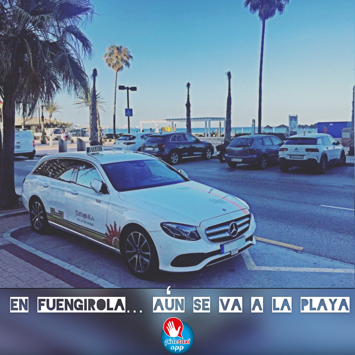 pidetaxies's tweet image. En Fuengirola 🌊 aún hace buen tiempo ☀️ para que nuestros compañeros de @TaxiFuengirola 🚕 te acerquen a la playa 😎. Pide el tuyo desde nuestra app 📲

#Pidetaxi #Fuengirola #App #Taxi #TaxiFuengirola