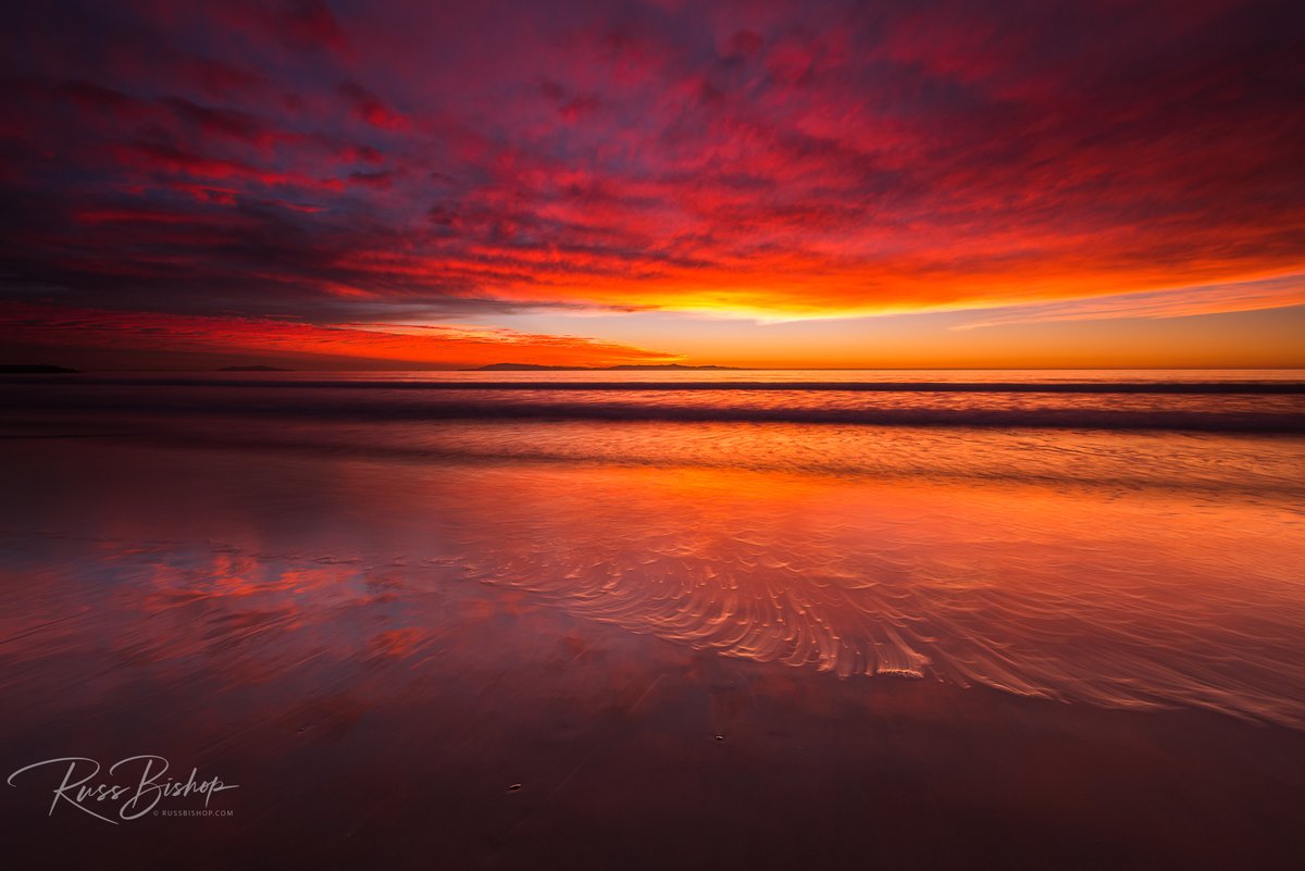 "Islands in the Stream" ~ Sunset over the Channel Islands, Ventura, California | ©Russ Bishop