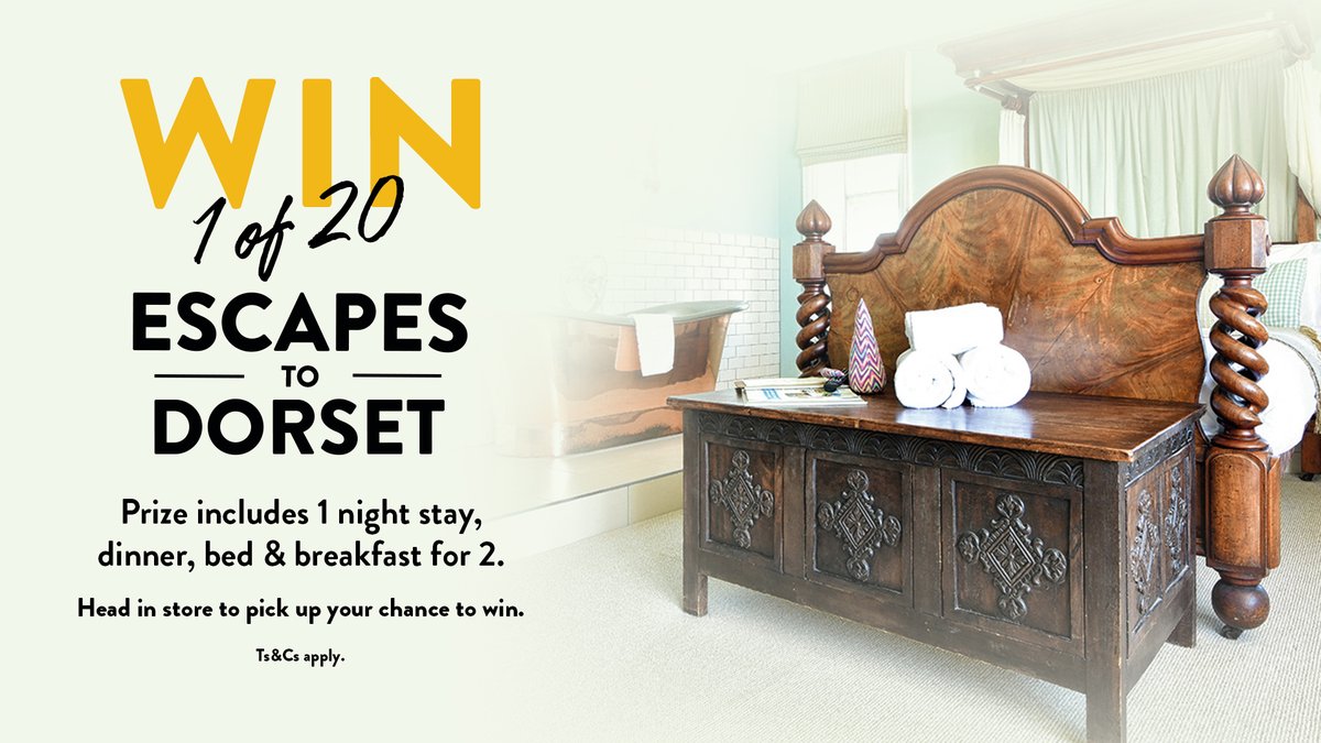 Let's end 2021 on a hoppier note, with a chance to win a Dorset escape for 2! Head into your local Badger stocked supermarket, find a special competition collar on bottles of The Fursty Ferret and The Golden Champion, and follow the instructions from there. Good luck!