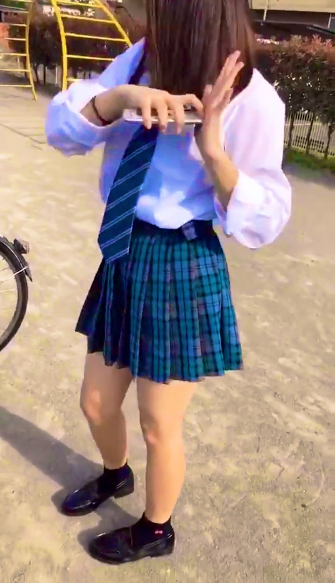 チェックスカート コスプレ衣装 新栄高校風 Lサイズ レプリカ 販売の