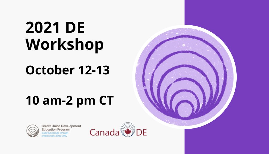 NCUFoundation's tweet photo. This year's DE Workshop, Oct. 12-13, is FREE for any graduate of a DE program. Our two-day virtual workshop is filled with engaging guest speakers and continuing education. View the full agenda & register here: https://t.co/wZbtI9qrcp #CUDE #KeepPurposeConstant https://t.co/RBHRnWk1hL