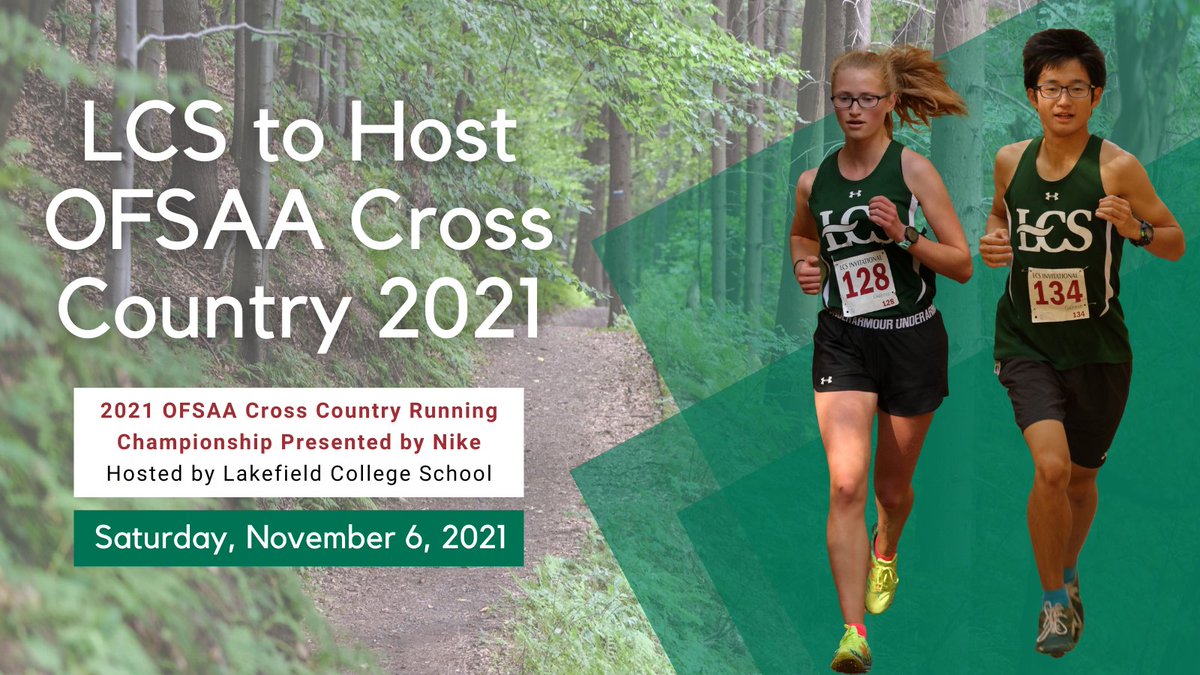 LakefieldCS's tweet photo. We are so excited to announce that LCS has been selected to host the 2021 OFSAA Cross Country Running Championship on Saturday, November 6, 2021!
Learn more: https://t.co/Y6s8VhnmkU
@OFSAA @OFSAAXC
#LakefieldCollege #OFSAA #OFSAAXC https://t.co/YIWi9b533d