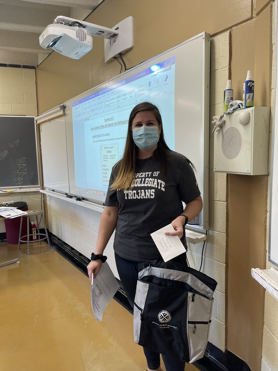 LoriDae1's tweet photo. @RegPublicSchool welcomed many new all-star educators to our team. However, a few lucky employees were grand prize winners at our New Teacher Orientation. It was great to surprise them in their schools with some RPS Swag. #keepshining #inthistogether #swagrun #leadlearnsucceed https://t.co/LiGvRr3wxU