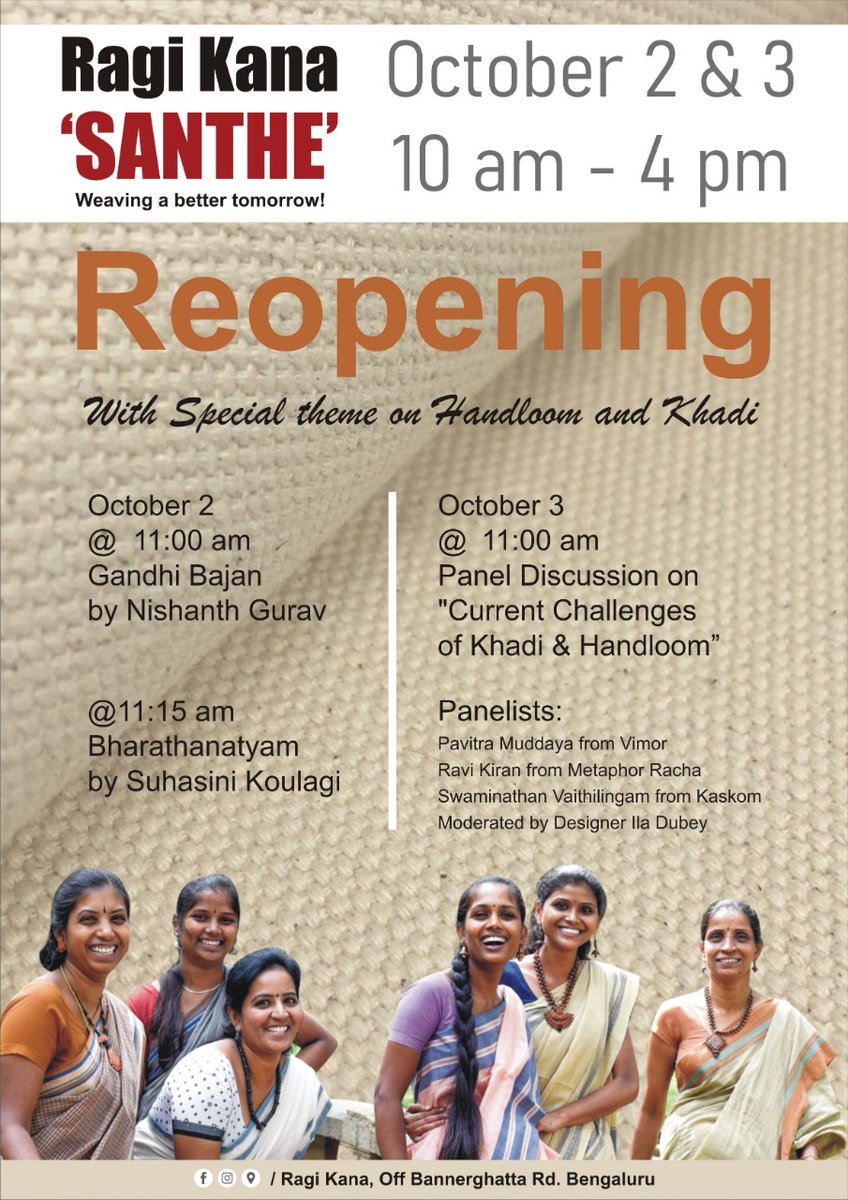 Joining <a href="/ragikanasanthe/">Ragi Kana</a> reopening!
With your family &amp; friends!!