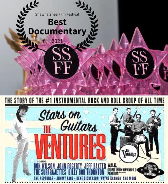 VenturesMovie's tweet photo. We won “Best Documentary” at the Shawna Shea 2021 Film Festival! #musicdocumentary #supportindiefilm https://t.co/3vTEIFJKi0