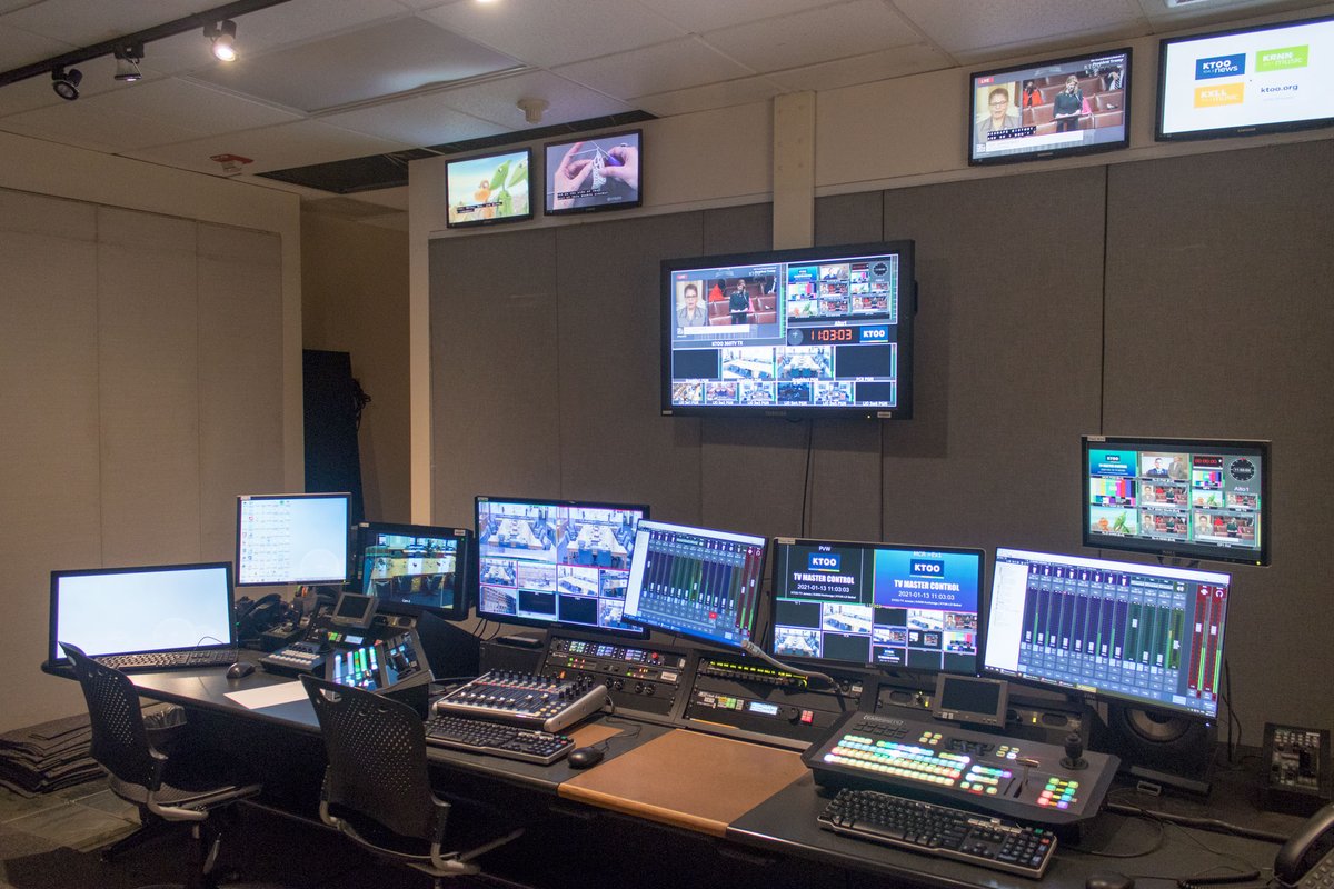 KeyCodeMedia's tweet photo. If you're watching the Alaska State Capitol @KTOO360TV chances are it's using broadcast equipment from #KeyCodeMedia. Great story - 39x new @Panasonic_ProAV  PTZ cameras, 4 @ross_video #videoswitchers, @RIEDELnet  #MediorNet.

https://t.co/yvGtEB1Gow

Great job, team! 👏👏 https://t.co/MCEtF2VV96