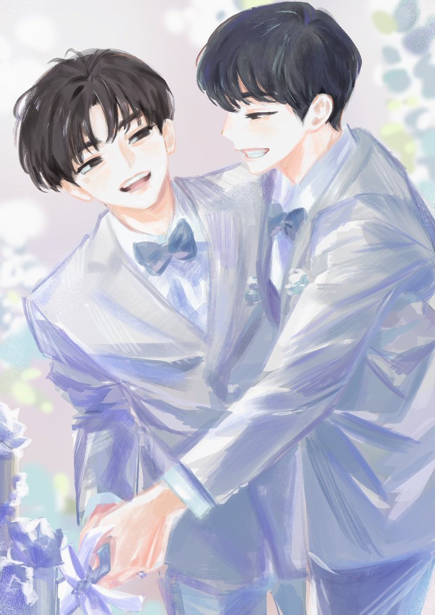 덴님 리퀘였던 웨딩케이크 도툥💍✨
