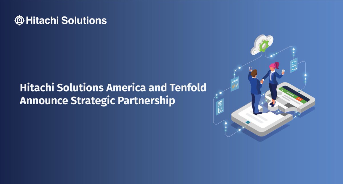 ranjitgoray's tweet photo. We are excited to announce Hitachi Solutions America has entered into a strategic partnership with Tenfold, the world’s leading advanced computer telephony integration (CTI) company. Read the official press release here: https://t.co/yVNCZE8OKf
#HitachiSolutions #Tenfold https://t.co/4UsAG8cm4a