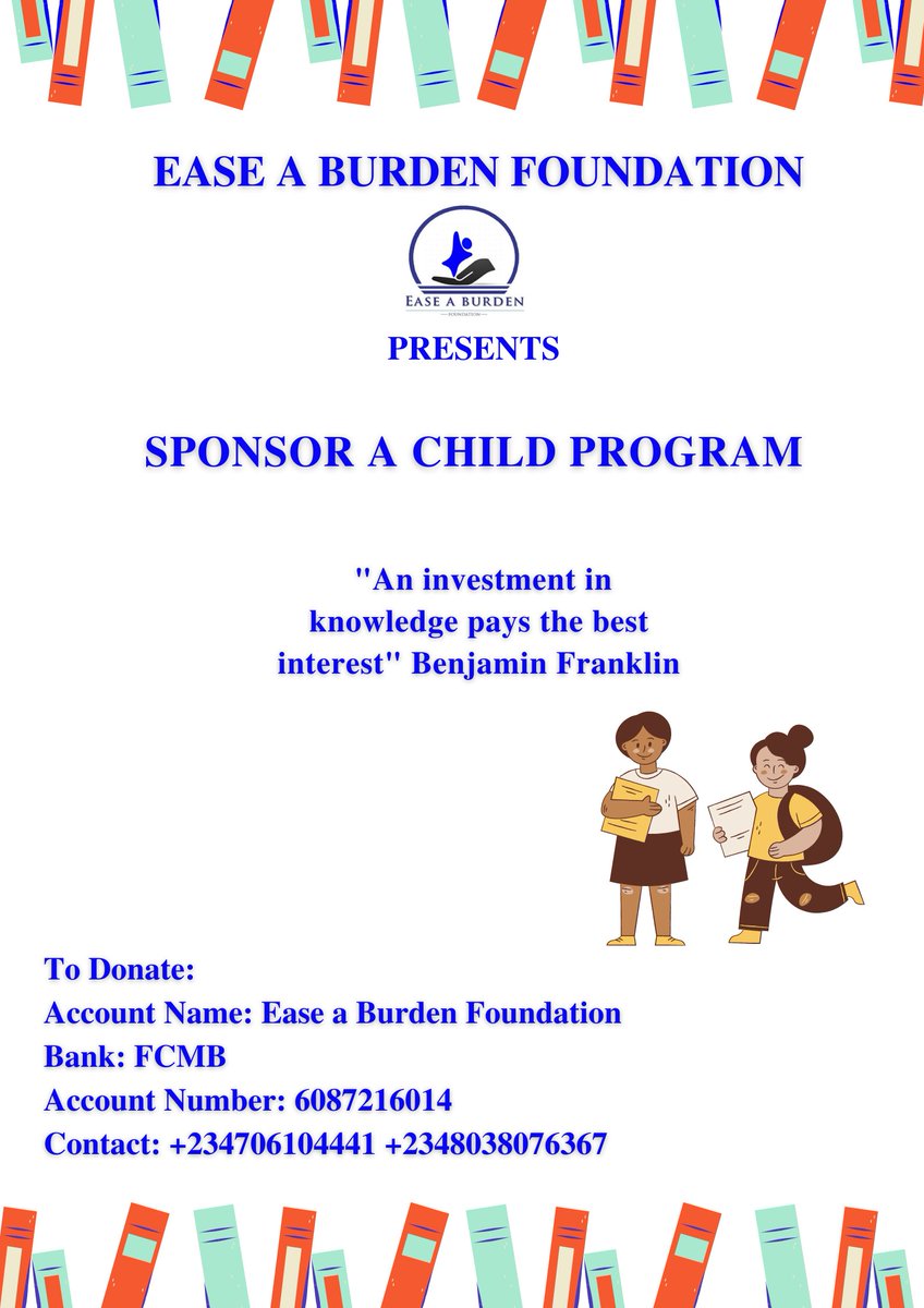 EAB_Foundation's tweet photo. Please donate to make a difference in a child's life https://t.co/hX3p9IDoBD