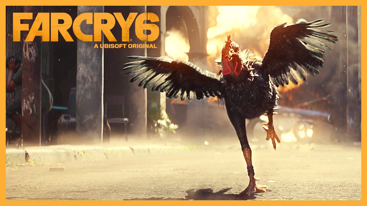 XBOX's tweet photo. Meet the rooster that was destined for something greater.

Join the revolution in Far Cry 6 on October 7: https://t.co/4vTvxqJn38 https://t.co/UwB9JyZg47