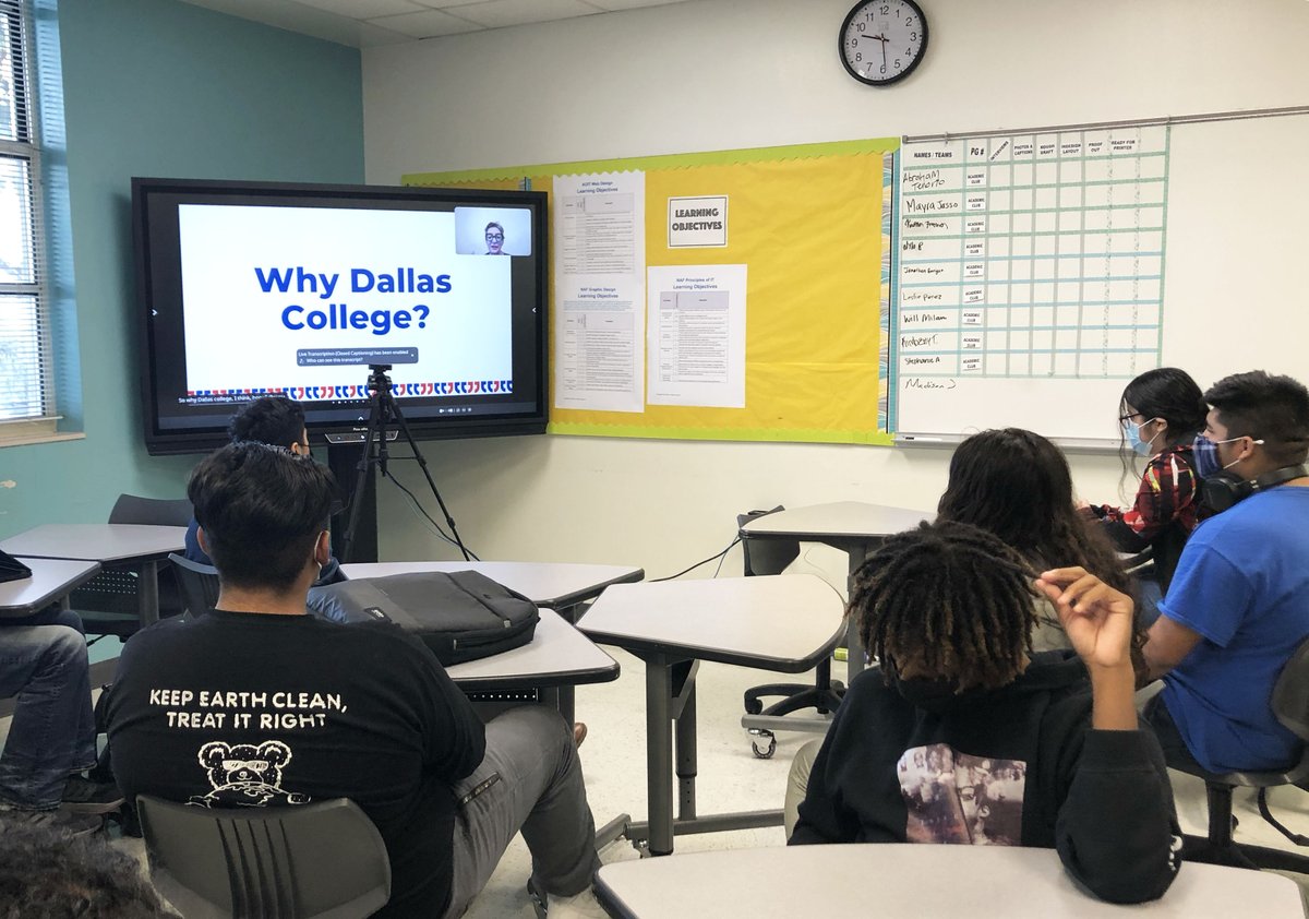NAF_IDEA's tweet photo. AOF/AOIT students participated in the Inaugural HBCU/HSI Virtual College Fair on 9/28/21! #BeFutureReady #PLPack @IDEA_at_Fannin @PersonalizeDISD @CTEinDallasISD @NAFCareerAcads https://t.co/iUCxQHOxBu
