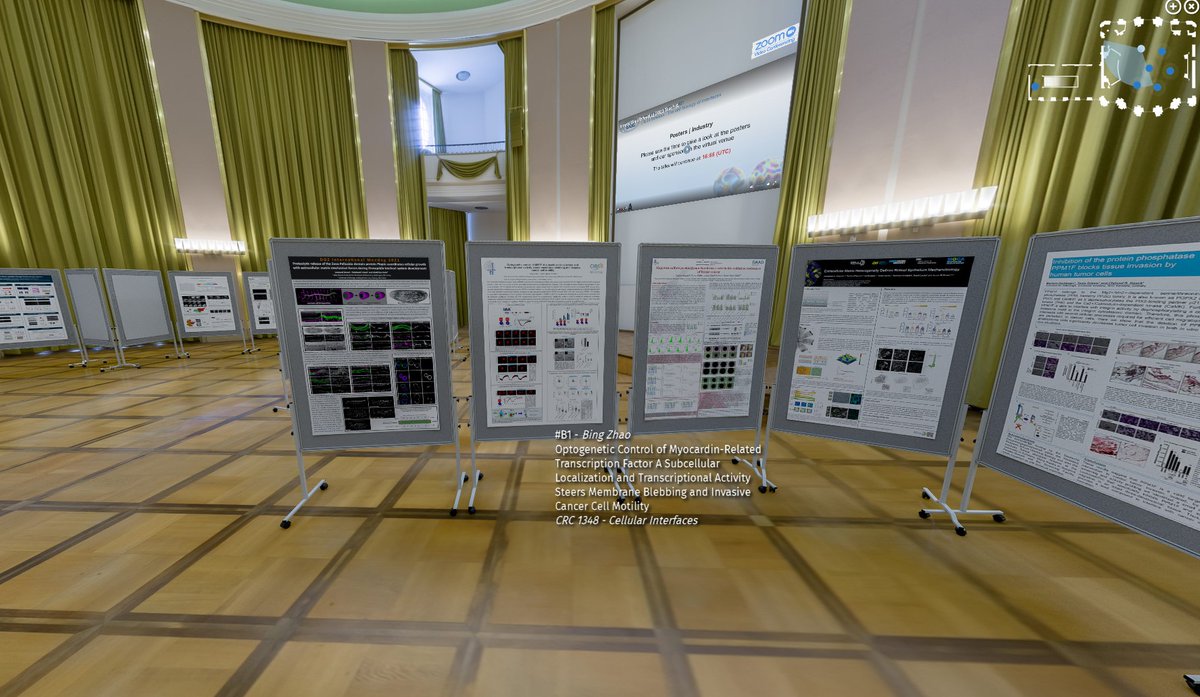 zhao_bing's tweet photo. So cool 😎to present a poster in the virtual https://t.co/UofFkPvtck @RolandSoldner , just the hall is a bit empty💤 https://t.co/XDZI50PtOh