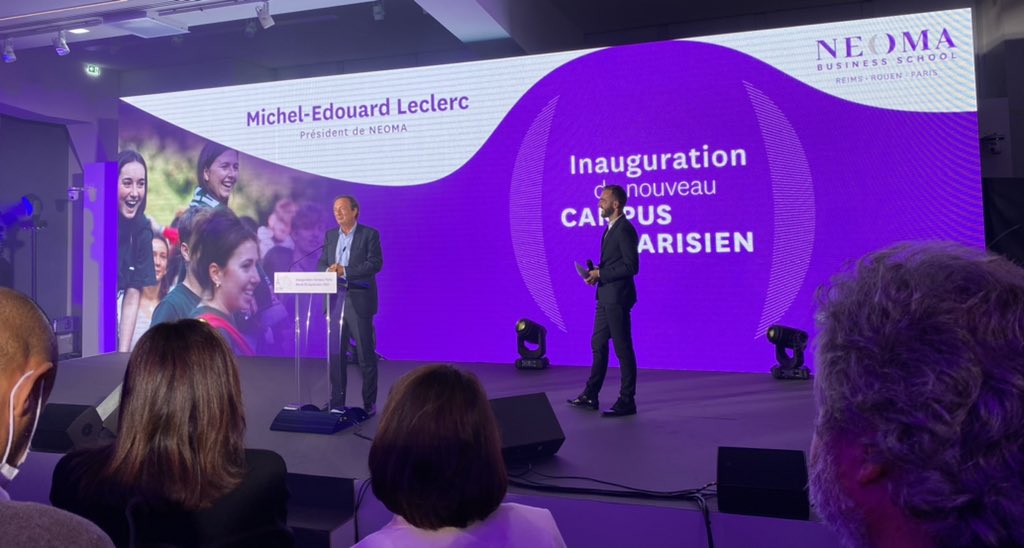 ecricome's tweet image. #150yearsofpassion @NEOMAbs inaugure ce soir son nouveau campus parisien et célèbre ses 150 ans ! Très beau campus ! @delphmanceau @Leclerc_MEL @Anne_Hidalgo