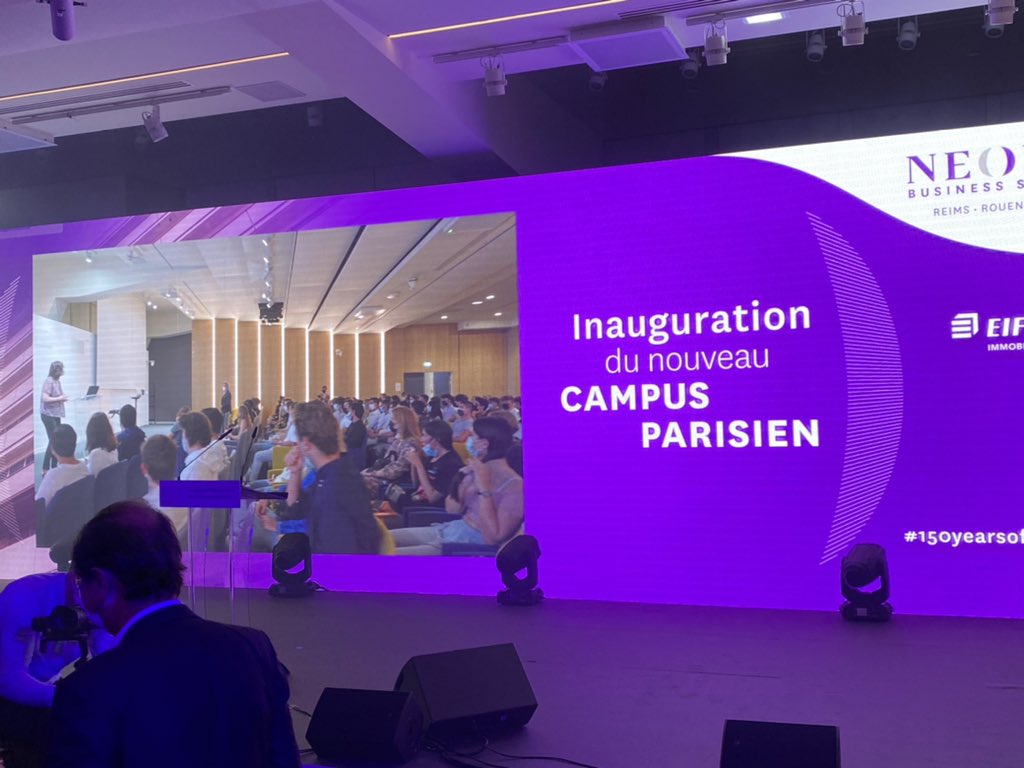 ecricome's tweet image. #150yearsofpassion @NEOMAbs inaugure ce soir son nouveau campus parisien et célèbre ses 150 ans ! Très beau campus ! @delphmanceau @Leclerc_MEL @Anne_Hidalgo