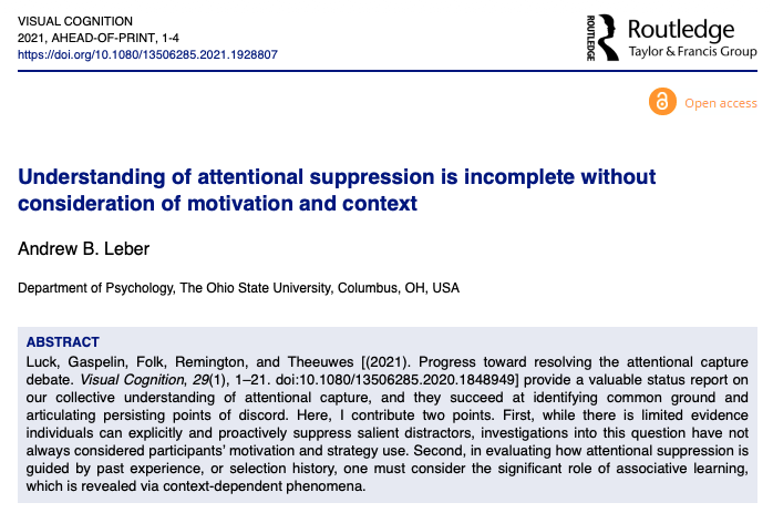 OSU Cognitive Control Lab tweet media