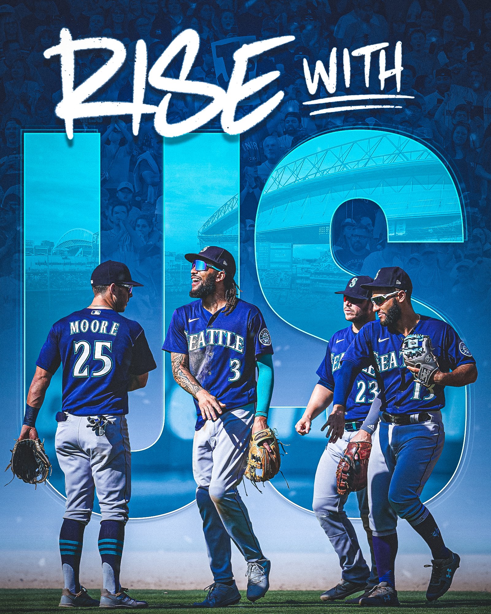 Seattle Mariners on X: In this together. #SeaUsRise >>>   <<<  / X