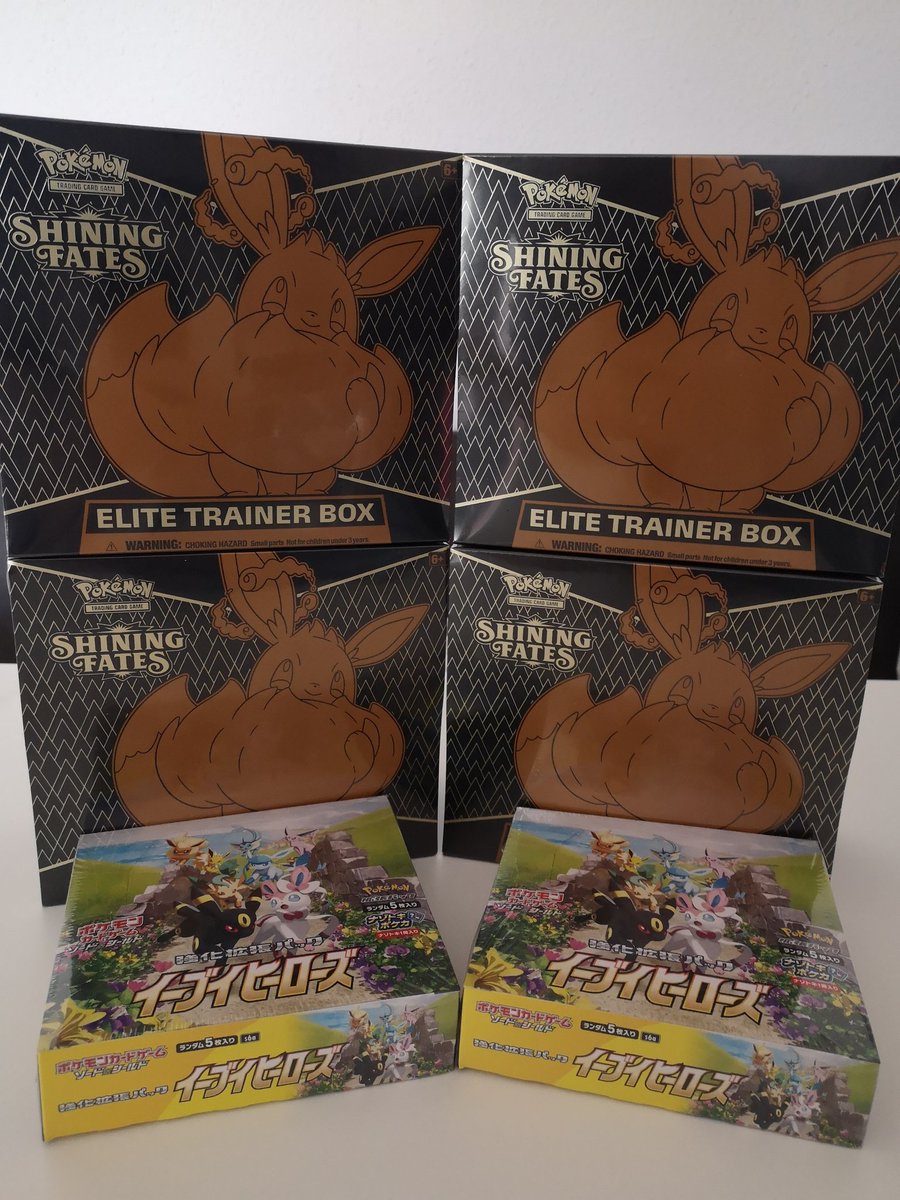 G0kayTV's tweet photo. Meine neuen Bestellungen sind da Leute!
Heute geht es mit der ersten Elite Trainer Box von Shining Fates los!
Seit dabei ab 19uhr auf https://t.co/vlapK6JLgF #PokemonTCG #Pokemon https://t.co/3mzbrCG32R