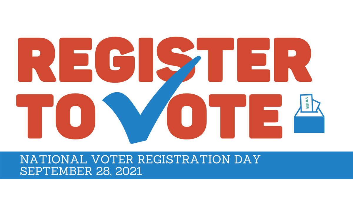 LizShuler's tweet photo. It's #NationalVoterRegistrationDay! The right to vote is a fundamental cornerstone of our democracy. Are you registered to vote? It's always a good idea to double check your registration status!

Find your personalized voting information here 👇https://t.co/nqZnzZhGG2 https://t.co/LNnNq7wXFX