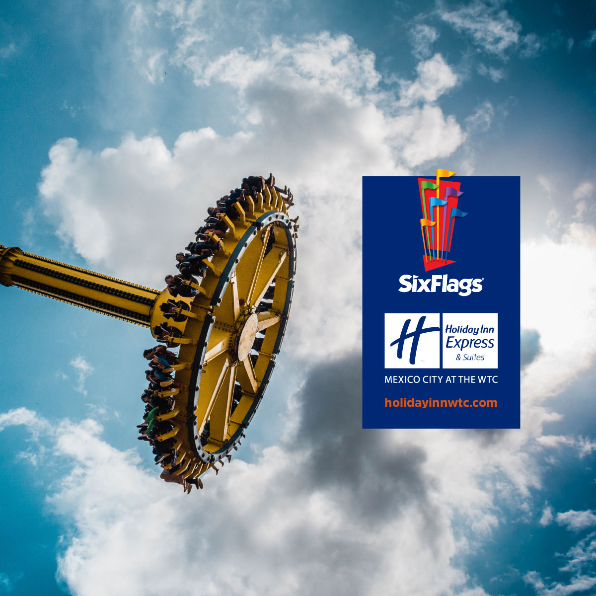 Pasa un emocionante fin de semana en Six Flags, consulta las bases  llamando  sin costo al 800 509 8734 
o envíanos un correo al: webreservaciones@holidayinnwtc.com #Martes #business #promociones #WTC #CDMX #Sixflagsméxico