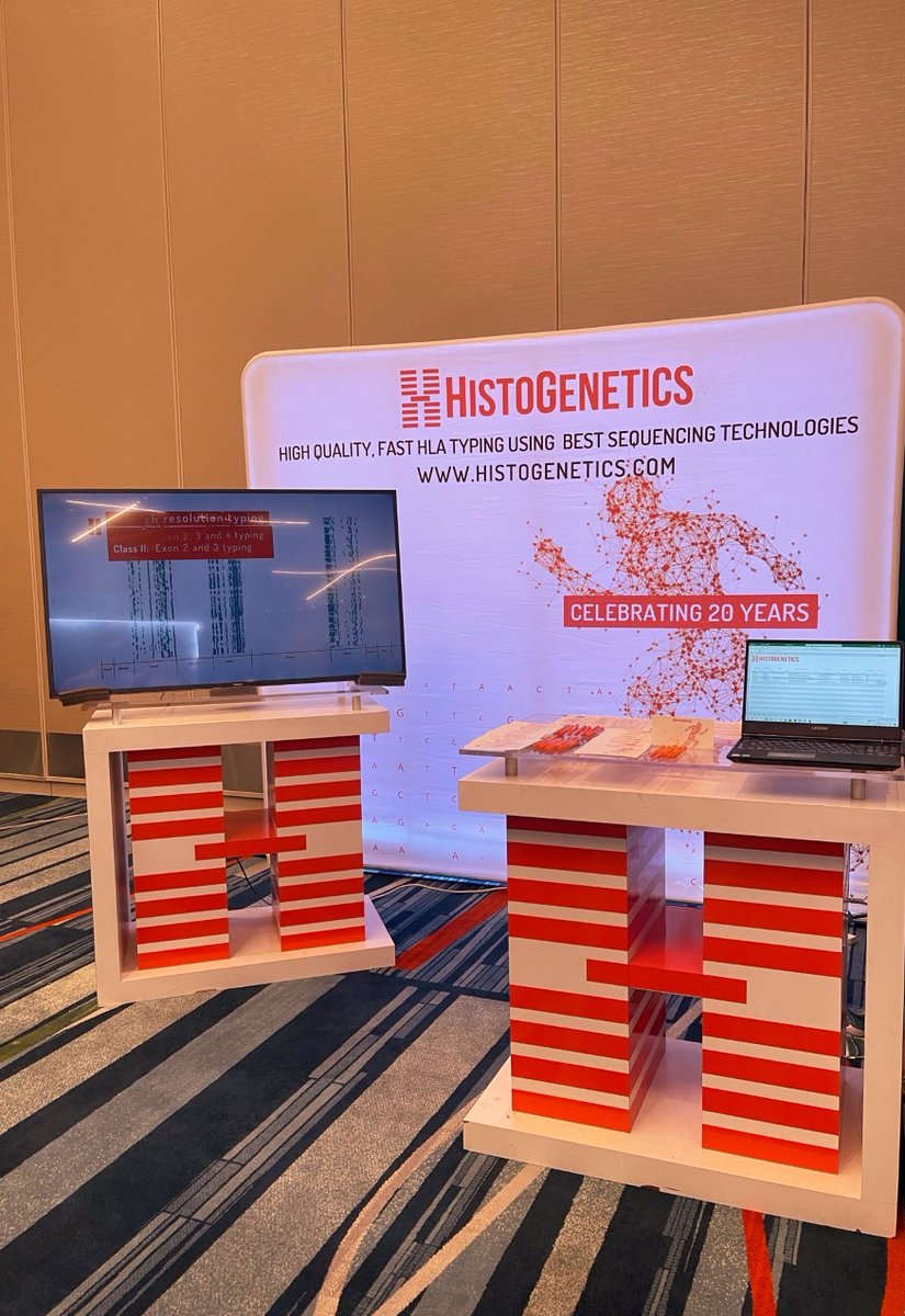 histogenetics's tweet photo. HistoGenetics is welcoming you at ASHI2021!
Please stop by &amp; say hi at booth 95. 

#HistoGenetics
#ASHI2021 #immunogenetics #HLAtyping #NGS
#histocompatibility #Sequencing #dnasequencing https://t.co/CQBaVE2QYv